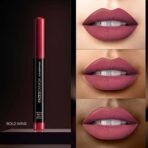 FACESCANADA Ultime Pro Hd Intense Matte Lipstick + Primer - Bold Wine (Maroon), 1.4G & Faces Canada Comfy Matte Creme Lipstick - Raise The Roof 01, 4.2G | 8Hr Long Stay | - Fast UK Delivery - Image 4