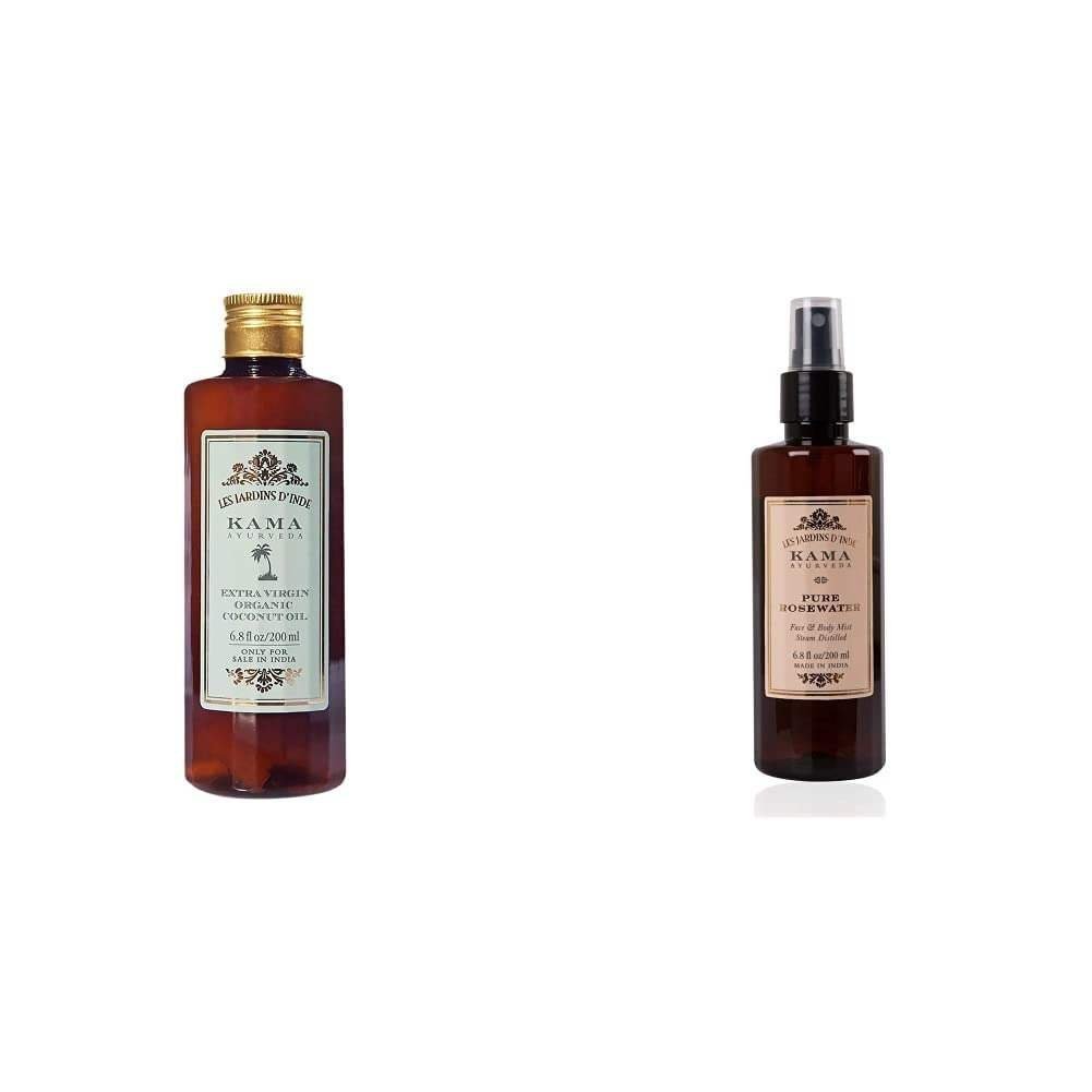 uk41vZHAXo5uL-1-1.jpg Kama Ayurveda Extra Virgin Organic Coconut Oil - 200ml - Fast UK Delivery - Image 1