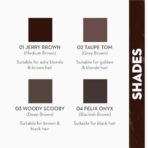 SUGAR Cosmetics Arch Arrival Brow Definer | Brow Pencil with Spoolie | Lasts Upto 12hrs | Pigmented Eyebrow Pencil | Long Lasting & Natural Finish | 3.5gm - 04 Felix Onyx - Fast UK Delivery - Image 7