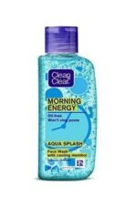 Clean & Clear Morning Energy Aqua Splash Face Wash, Blue, 50 ml - Fast UK Delivery - Image 2