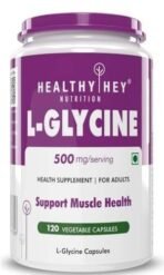 Healthyhey Nutrition L- Glycine - 500 mg - Support Brain and Sleep Health -Pack of 120 Veg. Capsules (120), 136 grams - Fast UK Delivery - Image 2
