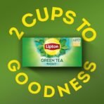 Lipton Green Tea MINT 25 Teabags 32.5G (IMPORTED) - Fast UK Delivery - Image 3