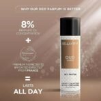 Bella Vita Luxury Oud White No Gas Body Spray Deodorant Parfum For Men With Orange, Fressia & Tobacco | Woody Long Lasting Body Perfume Deo 150 Ml - Fast UK Delivery - Image 3