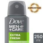 Unilever Dove Men+care Extra Fresh Dry Spray Antiperspirant Aerosol Deodorant, Up to 48 Hrs Protection From Sweat & Odour, Soothes & Moisturises Skin, Long-lasting Refreshing Citrus Scent, 250ml - Fast UK Delivery - Image 4