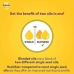 Saffola Gold Refined Cooking oil | Blended of Rice Bran & Sunflower oil | 5 Litre Jar + Free 1 Litre Pouch - Fast UK Delivery - Image 6