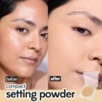 Ruby's Organics Compact Setting Powder- Matte Finish Poreless with SPF for Women All Skin Types, Face Makeup, Controls Oil, Conceals & Radiant Skin, Natural, Cruelty, Vegan & Paraben Free - Shade SP2, 9g - Fast UK Delivery - Image 3