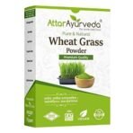 Attar Ayurveda 100% Natural Wheat Grass Powder (100 Gram) | Pure, Preservative free, Non-GMO | Immunity booster, De-Toxifying, Support healthy metabolism - Fast UK Delivery - Image 2