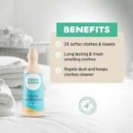 Born Good Plant Based Laundry Detergent, Disinfectant Floor Cleaner, Fabric Conditioner And Dishwash Gel - 40 ml Each (Combo Pack of 4) Trial Pack - Fast UK Delivery - Image 3