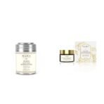Kama Ayurveda Suvarna Haldi Chandan Brightening Face Pack - 25G, Beige, Sandalwood,KAMA AYURVEDA ELADI HYDRATING FACE CREAM 8GM - Fast UK Delivery