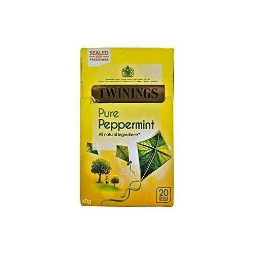 uk41x8F1a4o1L-1.jpg Twinings Fruit Infusion Tea , 20 Tea Bags Imported from UK (Pure Peppermint) - Fast UK Delivery - Image 1