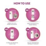 Air Wick 250 ml - Vanilla & Muskmelon (Summer Delights), Refill + Automatic Spray| Freshmatic Air Freshener Kit | 2600 Sprays Guaranteed | Automatic Room Freshener, Bathroom Freshener and Room Spray - Fast UK Delivery - Image 4
