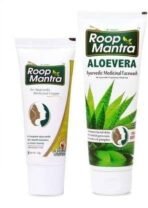 Roop Mantra Face Care Kit Combo (Face Cream 15gm + Aloe vera Face Wash 115ml) - Fast UK Delivery