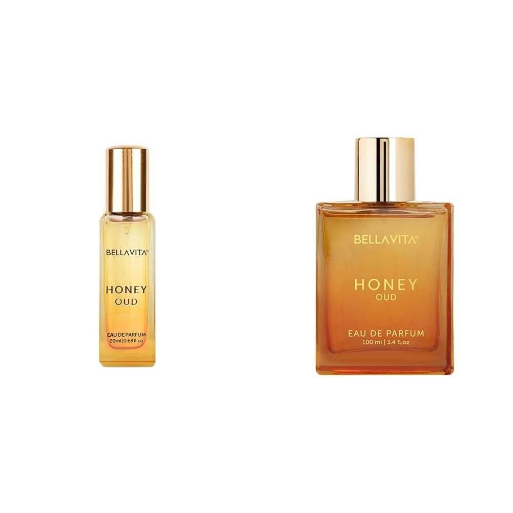 uk41xW4vXSqZL-1.jpg Bella Vita Luxury Honey Oud Unisex Liquid Eau De Parfum Honey Oud Unisex Eau De Parfum With Bergamot Patchouli Vanillapremium Long Lasting Sweet & Spicy Fragrance For Men & Women 100Ml,20 Ml,Brown - Fast UK Delivery - Image 1