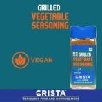 CRISTA 50 gms Grilled Vegetable Seasoning | BBQ Mixed Spices Blend | Multipurpose, Fresh & Flavourful | Zero added Colours, Fillers, Additives & Preservatives | Vegan - Image 4