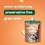 CURRYiT Preservative Free Ginger Paste 150gm | Thick & Coarse | Ready to Cook Adrak Cooking Paste| Fresh & Pure | Organically Processed Ginger paste (Pack of 3) - Fast UK Delivery - Image 4