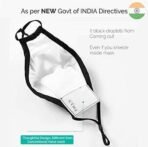 Xtore Certified N99 FDA CE Washable Mask with Replaceable 5 layer filter | Without Valve (1 mask 2 Filter, Bright Yellow) - Fast UK Delivery - Image 5