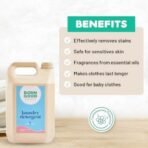 Born Good Plant Based Brazilian Rosewood Fragrance Laundry Detergent, Biodegradable, Non-Toxic And Eco-Friendly - 5 Ltr (Pack of 1) - Fast UK Delivery - Image 3