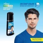 Nisha Quick 5 Minutes Hair Color Shampoo Black | 5 Weeks Long Lasting Shampoo Hair Colour for Women and Men (180ml Bottle, Original Black) - Fast UK Delivery - Image 3