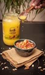 Swad Sadan Premium Cow Ghee Made in Uttarakhand 900ml Glass Jar | Vedic Bilona Method | Churned from Curd | Pure & Natural | Farm Made in Small Batches | Boost Your Energy Traditional Healthy Ghee. - Fast UK Delivery - Image 7