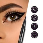 RENEE Pointy End Sketch Pen Smudge Proof Eyeliner - Matte Finish, Light Weight, Water Resistant, Long Stay Highly Pigmented with One Stroke Application Formula - Black - Fast UK Delivery - Image 4