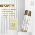 DENVER Imperial Gift Set For Men - Deodorant 200ML+ Perfume 70ML | Long Lasting Luxury Fragrance EDP Gift Pack for Men | Luxury Perfume Gifts For Men | Travel Sized Perfume & Deo Combo | perfume and deo combo for men - Fast UK Delivery - Image 6