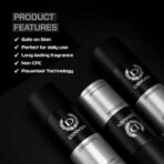 DENVER Black Code Original Deodorant - 200ML | Long Lasting Deo Body Spray for Men - Fast UK Delivery - Image 5