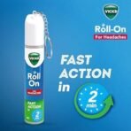 Vicks Headache Relief Roll-On, 2s Pack, Fast Action in 2 Minutes, with Menthol & Camphor - Fast UK Delivery - Image 4