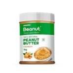 Beanut Natural Crunchy Peanut Butter 1Kg | 30gm Protein | 100% Vegan Peanut Butter, 100% Pure Roasted Peanut | High in Protein Spread, Gluten & Cholesterol Free, Nut Butter - Fast UK Delivery - Image 2