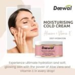 Deewal Deep Moisturizer Cold Cream with Aloe Vera & Vitamin E | Enriched with Glycerin for Soft & Nourished Skin | Face, Hand & Body Cream | Non-Greasy & Instant Hydration - Fast UK Delivery - Image 3