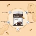 Beanut Dark Chocolate Creamy Peanut Butter 1kg | 18gm Protein | 100% Vegan Peanut Butter, 100% Pure Roasted Peanut | High in Protein Spread, Gluten & Cholesterol Free, Nut Butter - Fast UK Delivery - Image 4
