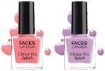 FACESCANADA Splash Glossy Finish Nail Enamel Set Of 2 - Viola & Ballerina (16Ml) - Fast UK Delivery