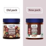 VEEBA Choco Peanut Spread Crunchy | High Protein | Naturally Gluten Free | Trans Fat Free | Vegan | No Added Preservatives | No Added Colour & Flavour | Non GMO | 340g |with Fine Cocoa - Fast UK Delivery - Image 6