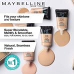 Maybelline New York Liquid Matte Foundation Medium Coverage For All Skin Types 230 Natural Buff & New York Compact Pressed Powder 230 Natural Buff, 8G, Pack Of 1 - Fast UK Delivery - Image 5