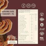 Ace Blend Reishi SHROOM COFFEE | 15 Serves | Decaf Mushroom Coffee with KSM-66 Ashwagandha, L-Theanine & MCT | Promotes Relaxation & Deep Sleep | 100% Arabica | Instant Coffee | Keto | Cold/Hot Brew - Fast UK Delivery - Image 4