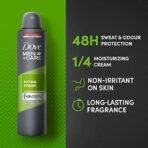 Unilever Dove Men+care Extra Fresh Dry Spray Antiperspirant Aerosol Deodorant, Up to 48 Hrs Protection From Sweat & Odour, Soothes & Moisturises Skin, Long-lasting Refreshing Citrus Scent, 250ml - Fast UK Delivery - Image 6