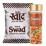 Swad Digestive Toffee & Mukhwas Mouth freshener, 50 Candy Pack & 1 bottle (Digestive & Coloured Saunf) - Fast UK Delivery - Image 2