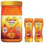 Saffola Honey Active, Made with Sundarban Forest Honey,2 x 350g & Saffola Honey Active, Made with Sundarban Forest Honey,1Kg - Fast UK Delivery - Image 2