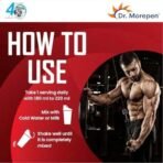 Dr. Morepen Muscle Food Turbo Whey Protein Powder Kesar Pista Kaju Flavor - 1kg | Ultimate Lean Muscle Building Formula, Increase Strength & Performance | 24.7g Protein 4.98g BCAA Gluten & Sugar Free - Fast UK Delivery - Image 4