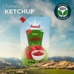 Amul Tangy Tomato Ketchup Spout Pack 900gm - Fast UK Delivery - Image 3