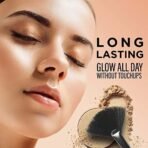 FACESCANADA All That Glows Highlighter - Hello Sunshine, 4g | HD Finish | Lightweight Flawless All Day Glow | Intense Pigment | Rich Gold Hue | Blendable & Buildable | Enriched With Vitamin C & E - Fast UK Delivery - Image 5
