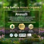 Saffola Wild Forest Organic Honey -500g -NMR Tested, 100% Pure Wild Forest Organic Honey, Brown - Fast UK Delivery - Image 6