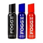 FOGG Men Marco & Royal & Napoleon Fresh Scent Deodorant Spray (Pack Of 3)(100Gms/120Ml Each) - Fast UK Delivery