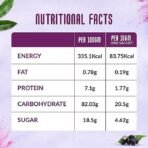 Nattfru Natural Jamun Fruit Juice 100g with No Preservatives Added, Contains 4 Servings, Helps in Digestion, Purify Blood, Easy to Make, Healthy Beverage, Instant Refreshing Drink - Pack of 1 - Fast UK Delivery - Image 5