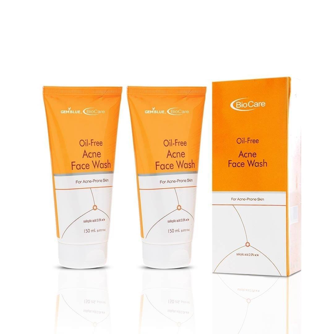 uk510lP7yOdsL-1-1.jpg GEMBLUE BioCare Oil Free Acne Face Wash, 150ML+ Oil Free Acne Face Wash, 150ML - Fast UK Delivery - Image 1