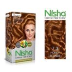 Nisha Cream Hair Color With The Benefits Of Natural Henna Extracts, Sunflower & Avocado Oil, Easy To Use Hair Color 150ml Pack of 1, Honey Blonde Fast Shipping to USA & Canada - Image 4