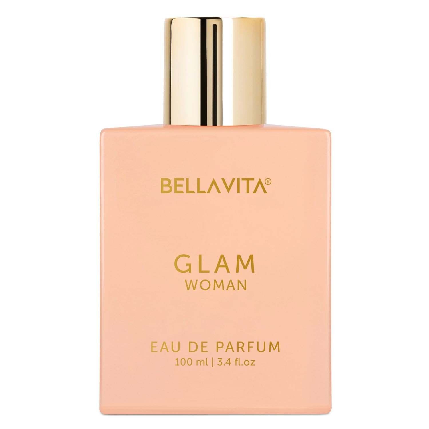 uk5117V4w0AL-1.jpg Bella Vita Luxury GLAM Woman Eau De Parfum With African Orange, Jasmine & Patchouli Premium, Long Lasting Floral & Woody Fragrance Liquid EDP For Women, 100ml - Fast UK Delivery - Image 1