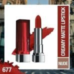 Maybelline New York Full Coverage Matte Lipstick,Intense Colour,677 Noho Amber,3.9Gm&Oli Control Powder For All Skin Types,With Spf To Protect Skin From Sun,Absorbs Oil,128 Warm Nude,6G,Pack Of 1 - Fast UK Delivery - Image 4