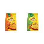 Saffola Masala Oats Classic Masala - 500 gm and Curry & Pepper - 500 gm - Fast UK Delivery