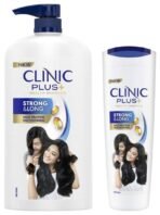 Clinic Plus Strong & Long Protein Shampoo 1 l, With Milk Proteins & Multivitamins for Strong, Healthy and Long Hair - Hair Growth Shampoo for Women & Clinic Plus Strong & Long Health Shampoo 355 ml - Fast UK Delivery