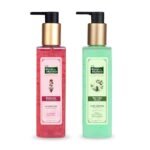Roop Mantra Beetroot with Rose Water & Tea Tree with Neem Premium Facewash Combo for Healthy Pinkish Glow, Hydrates & Soothes Skin, Acne & Pimples, Skin Oil Balance - 200ml X 2 - Fast UK Delivery